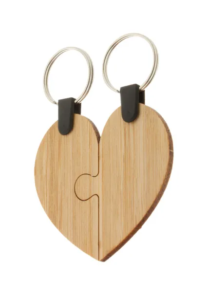 Lozzle puzzle keyring Natural