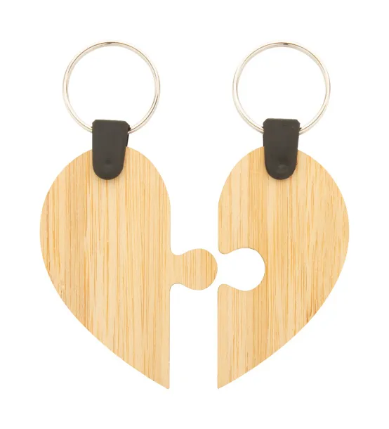 Lozzle puzzle keyring Natural