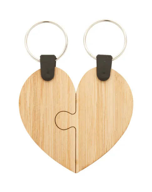 Lozzle puzzle keyring Natural