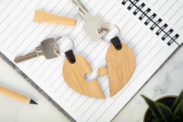 Lozzle puzzle privjesak za ključeve Prirodna