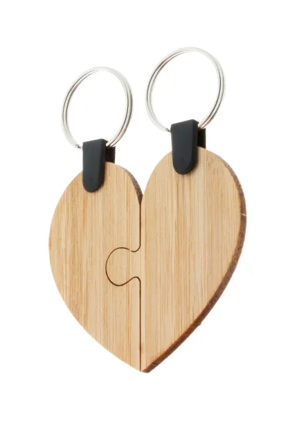 Lozzle puzzle keyring Natural