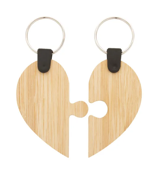 Lozzle puzzle keyring Natural