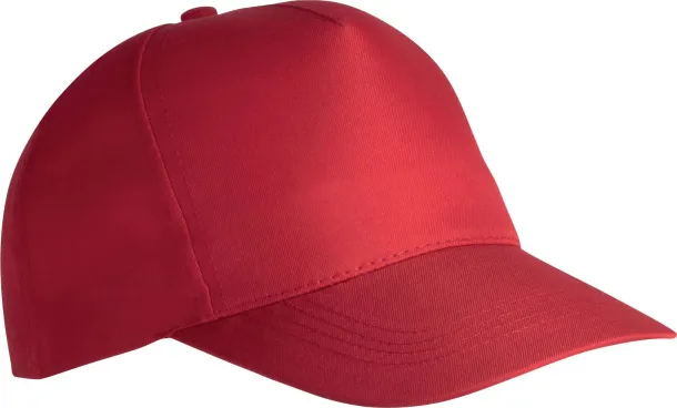  POLYESTER CAP - 5 PANELS - K-UP Red