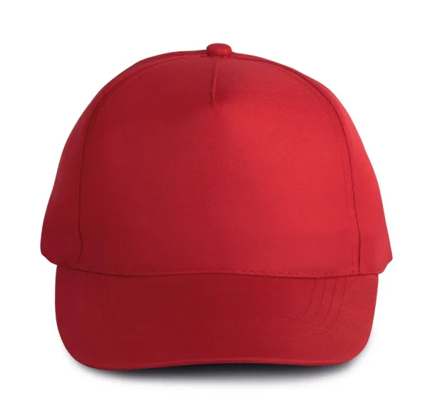  POLYESTER CAP - 5 PANELS - K-UP Red