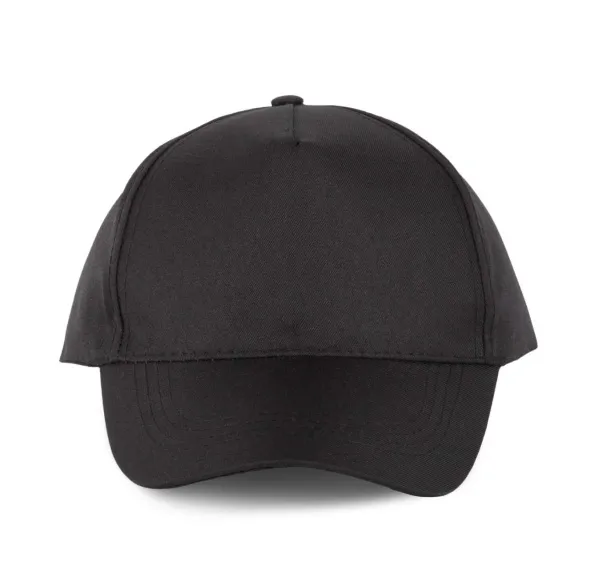  POLYESTER CAP - 5 PANELS - K-UP Black