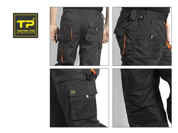 HAMMER PANTS workwear pants - TEKTON PRO Dark gray