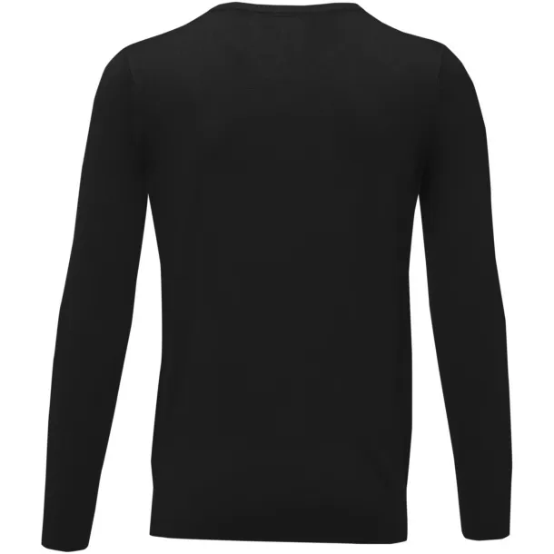 Stanton men's v-neck pullover - Elevate Life Solid black