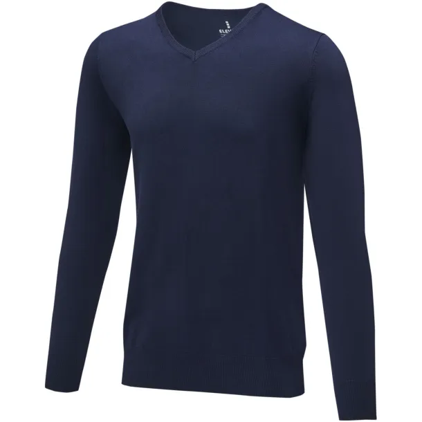 Stanton men's v-neck pullover - Elevate Life Navy Blue