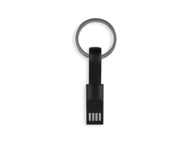 LINK key holder USB cable 2 in 1 Black