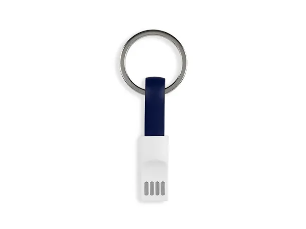 LINK key holder USB cable 2 in 1 Blue