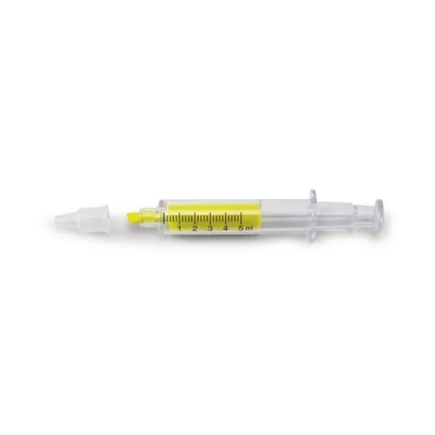  Highlighter "syringe" Žuta