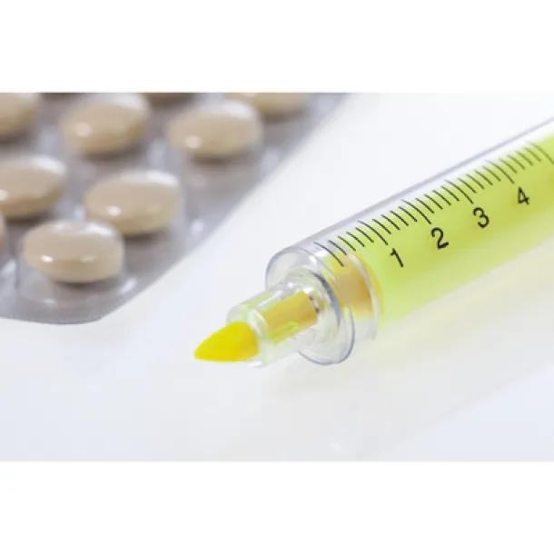  Highlighter "syringe" Žuta