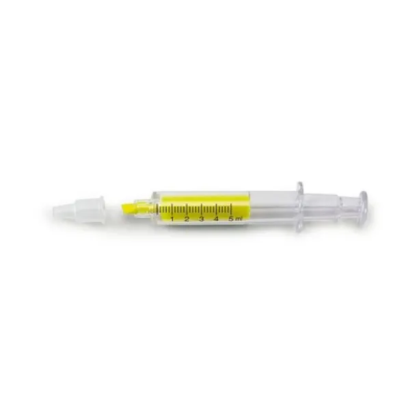  Highlighter "syringe" Žuta
