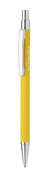 Chromy ballpoint pen Yellow