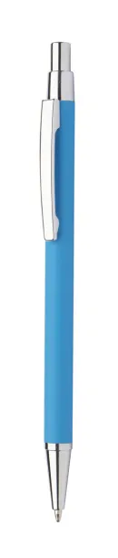 Chromy ballpoint pen Light blue