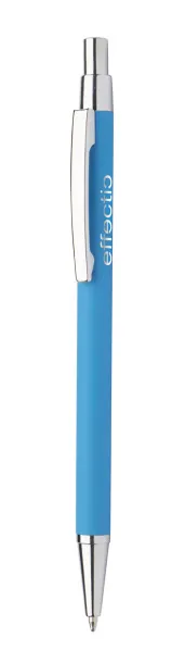 Chromy ballpoint pen Light blue