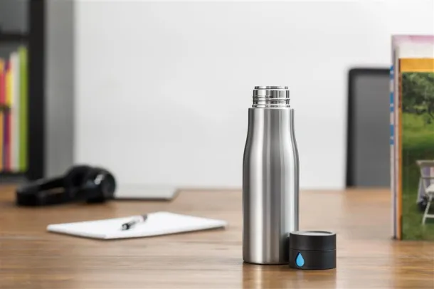  Aqua hydration tracking bottle - XD Xclusive Grey Blue