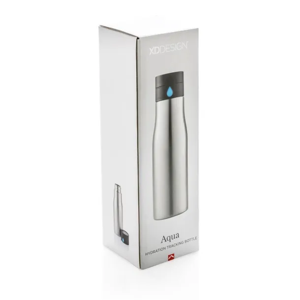  Aqua hydration tracking bottle - XD Xclusive Grey Blue
