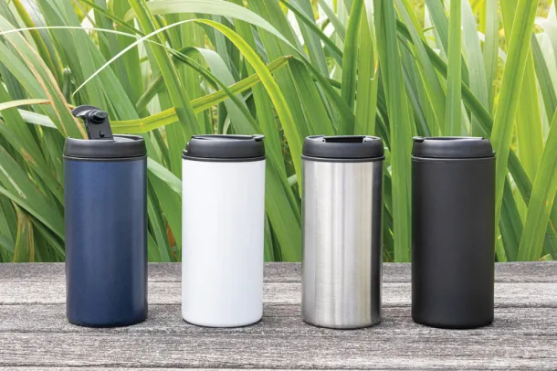  Metro RCS Recycled stainless steel tumbler - XD Xclusive White 