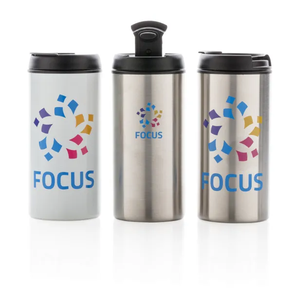  Metro RCS Recycled stainless steel tumbler - XD Xclusive White 