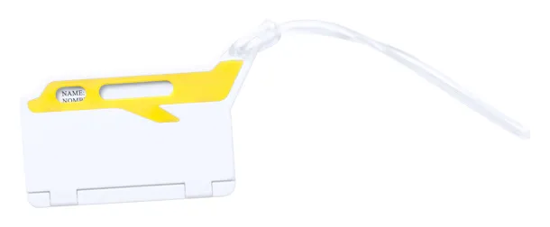 Mufix luggage tag White Yellow