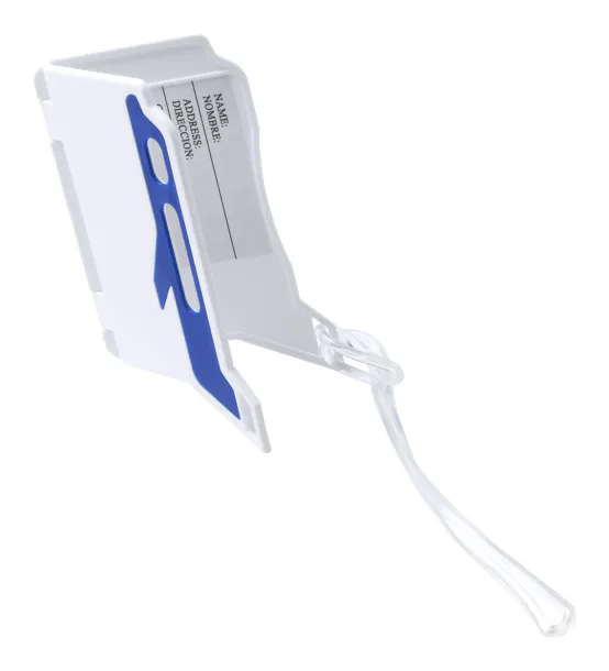 Mufix luggage tag White Blue