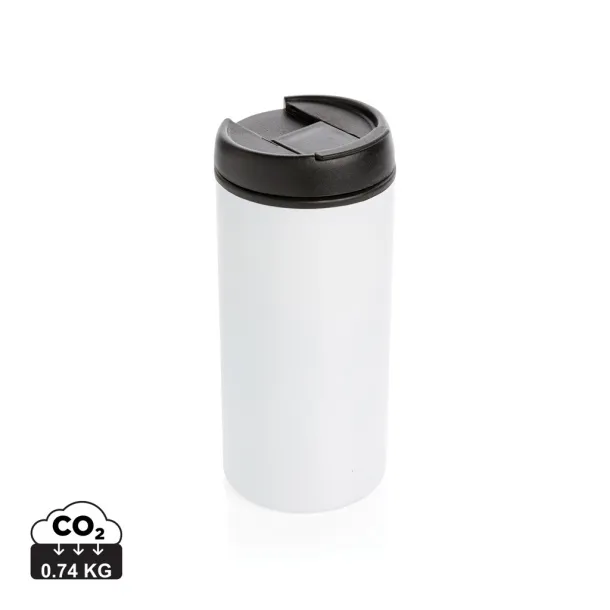  Metro RCS Recycled stainless steel tumbler - XD Xclusive White 