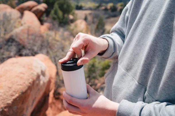  Metro RCS Recycled stainless steel tumbler - XD Xclusive White 