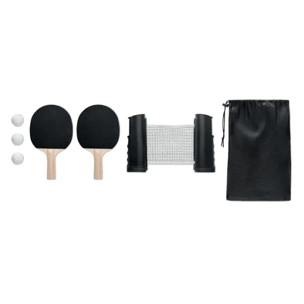 PING PONG Set za stolni tenis Crna