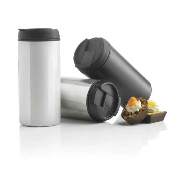  Metro RCS Recycled stainless steel tumbler - XD Xclusive Black 