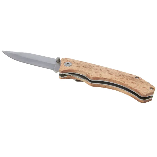 Dave pocket knife with belt clip - STAC Wood