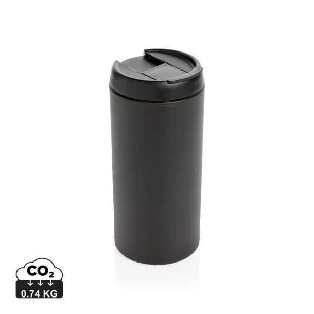  Metro RCS Recycled stainless steel tumbler - XD Xclusive Black 