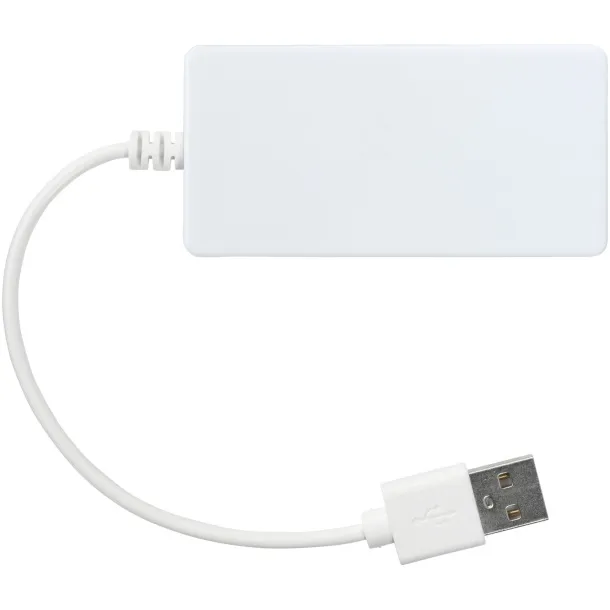 Brick 4-port USB hub - Bullet White