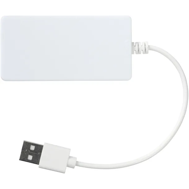 Brick 4-port USB hub - Bullet White