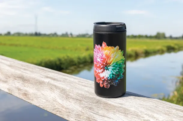  Metro RCS Recycled stainless steel tumbler - XD Xclusive Black 