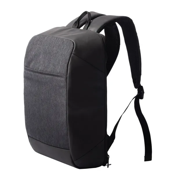 INDIO stiffened laptop backpack Graphite