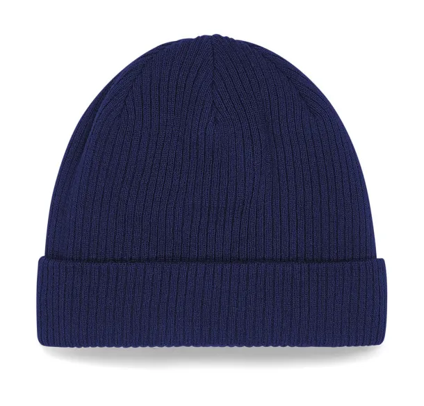  Organic Cotton Beanie - Beechfield Oxford Navy