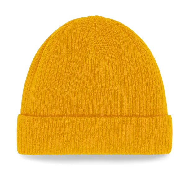  Organic Cotton Beanie - Beechfield Mustard