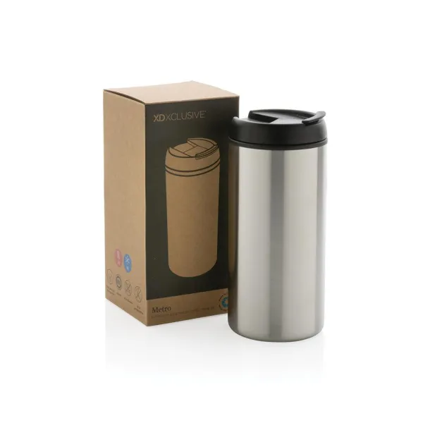  Metro RCS Recycled stainless steel tumbler - XD Xclusive Silver 