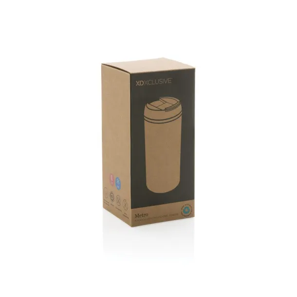  Metro RCS Recycled stainless steel tumbler - XD Xclusive Silver 