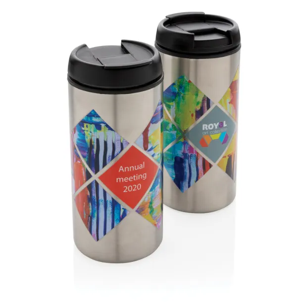  Metro RCS Recycled stainless steel tumbler - XD Xclusive Silver 