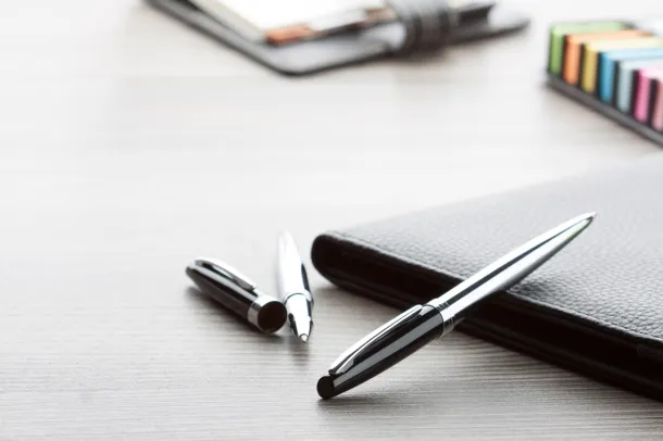 Station pen set Silver Black