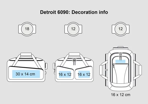  Detroit torba s kotačićima - Shugon