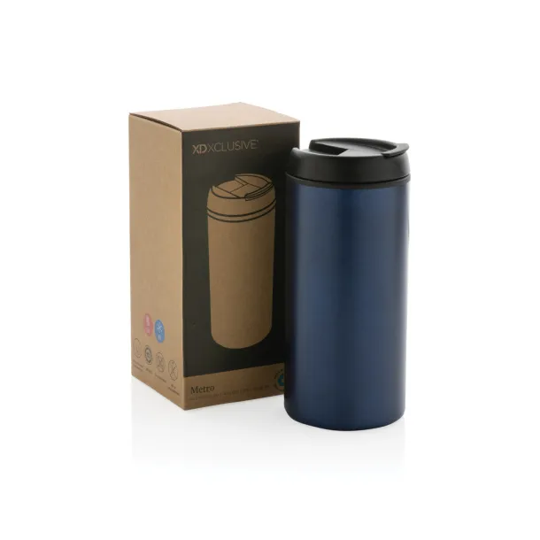  Metro RCS Recycled stainless steel tumbler - XD Xclusive Blue 