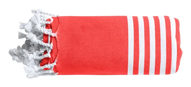 Makaha beach towel Red