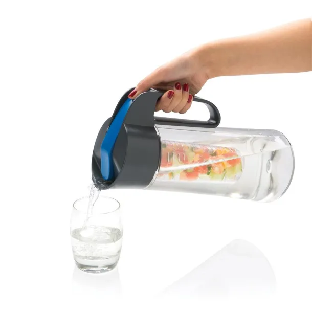  Tritan 2L fruit infusion pitcher Cool Grey 9 Blue