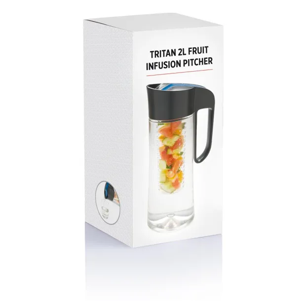  Tritan 2L fruit infusion pitcher Cool Grey 9 Blue