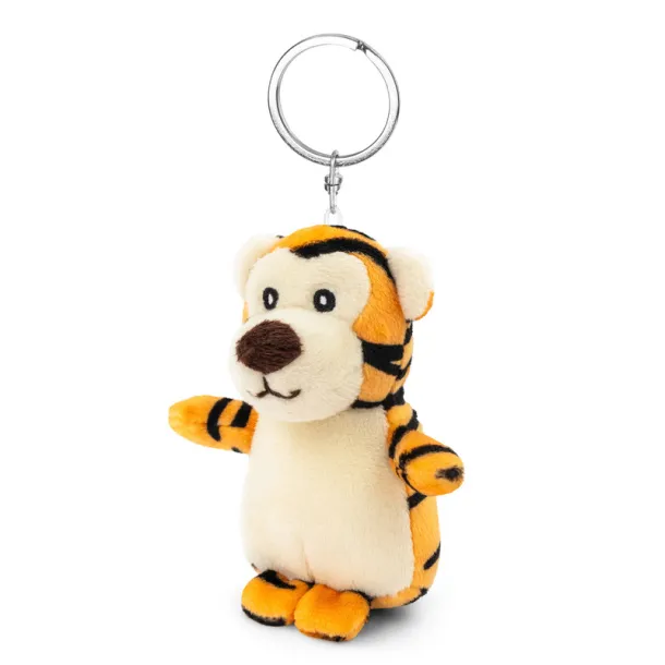 Trip Plush tiger, keyring orange