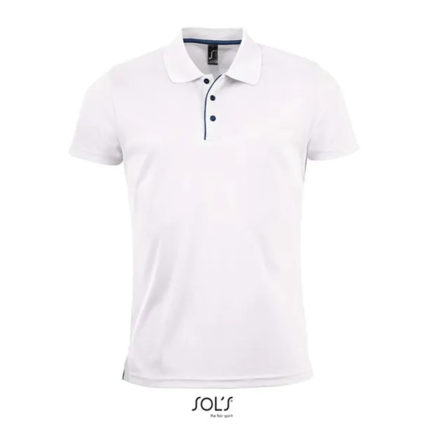  SOL'S PERFORMER MEN - SPORTS POLO SHIRT - SOL'S White