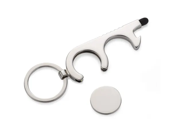 TUS Keychain anti-touch Silver